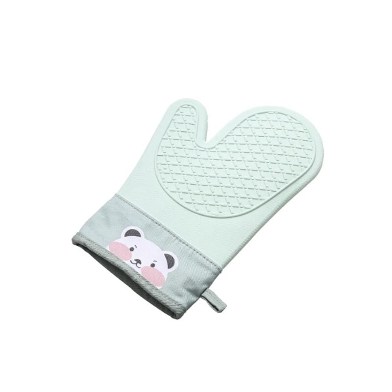 Silikoonpolsterdatud ahjukübar kahekihiline mikrolaineahjukints majapidamises kasutatava köögi kuumakindel küpsetuskints