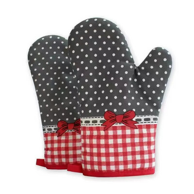 2tk Mikrolaineahju spetsiaalsed küpsetuskindad loominguline köök libisemiskindlad kõrge temperatuurikindlad paksendatud põletusvastased kindad