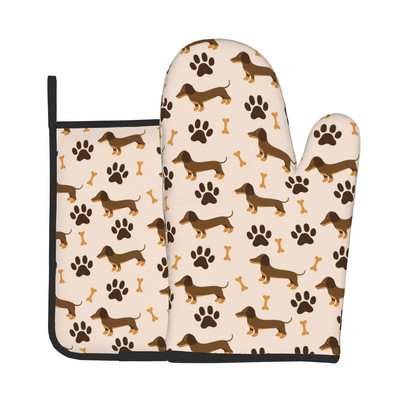 Armsa taksi mustriga köök kuumakindlad kindad naljakad libisemiskindlad ahjukindad ja potihoidjate komplektid küpsetamiseks ja grillimiseks