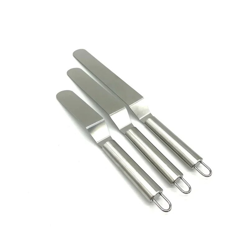 6/8/10 tolli roostevabast terasest kondiitritooted spaatliga koogikreemi glasuuriga spaatliga silumiskoogi kaunistamiseks tööriistad köögitarvikud