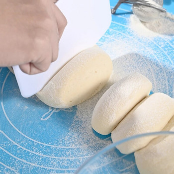 Пластмасова резачка за тежести за тесто Фондан за бисквитки Хляб Инструменти за пица Шпатула за торта Скрепер за масло Сладкарски и пекарни Кухненски прибори