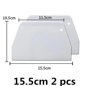 valge tahvel Plastikust kondiitritoodete lõikur Pizza Taignakaabits Kook Spaatlid Tööriistad Fondant Sugarcraft Trapetsikujuline Leivaküpsetaja Võinuga