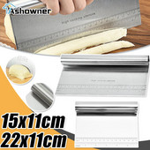 Nerezová oceľová škrabka na torty, vykrajovače na cesto, pečenie, torta, varenie, škrabka na cesto, fondán, špachtle, okraj, DIY pečenie, zdobenie, nástroje