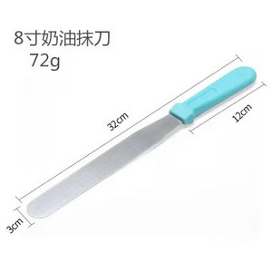 6/8/10 palcová nerezová oceľová špachtľa na tortu, maslový krém, poleva, nôž na hladšie kuchynské pečivo, nástroje na zdobenie torty