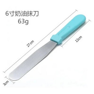 6/8/10 palcová nerezová oceľová špachtľa na tortu, maslový krém, poleva, nôž na hladšie kuchynské pečivo, nástroje na zdobenie torty