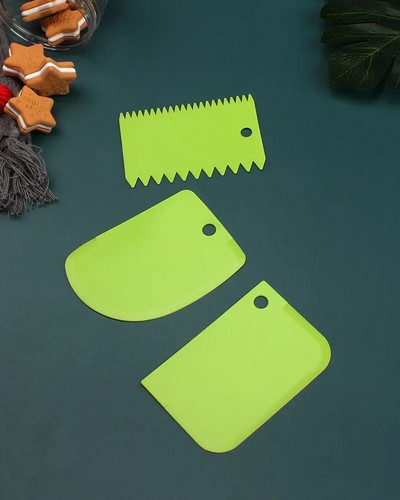 3 tk koogikaabits plastist küpsetustööriistad mee-koore-jahu kaabitsatarvikud majapidamises kasutatavad köögitarvikud küpsetusvidinad