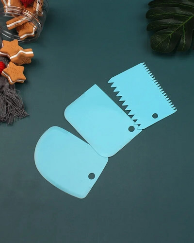 3 tk koogikaabits plastist küpsetustööriistad mee-koore-jahu kaabitsatarvikud majapidamises kasutatavad köögitarvikud küpsetusvidinad