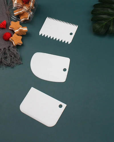 3 tk koogikaabits plastist küpsetustööriistad mee-koore-jahu kaabitsatarvikud majapidamises kasutatavad köögitarvikud küpsetusvidinad