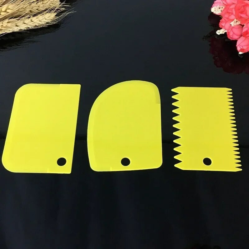 3 tk koogikaabits plastist küpsetustööriistad mee-koore-jahu kaabitsatarvikud majapidamises kasutatavad köögitarvikud küpsetusvidinad