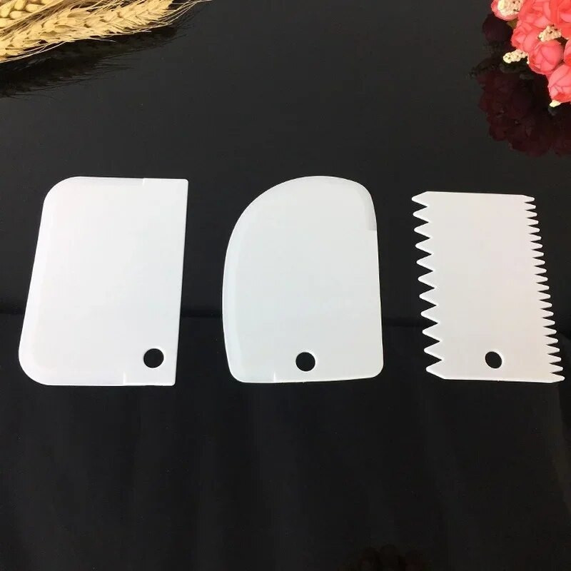 3 tk koogikaabits plastist küpsetustööriistad mee-koore-jahu kaabitsatarvikud majapidamises kasutatavad köögitarvikud küpsetusvidinad