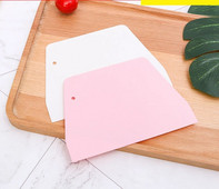 Ξύστρα ψησίματος τραπεζοειδής κρέμα μαχαίρι ζύμης για κέικ Πλαστική ξύστρα οικιακής κουζίνας Εργαλείο ψησίματος Μεγάλο μαχαίρι κοπής