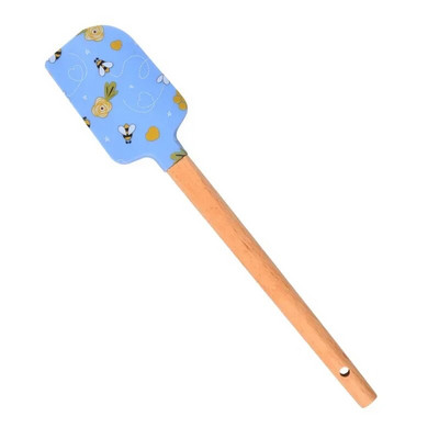 1 tk jõulude pikk spaatliga silikoonkreem kodukook jõulude küpsetustarvikute valmistamiseks kõrge temperatuuriga küpsetustööriist