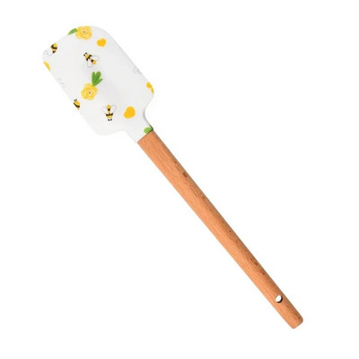 1 tk jõulude pikk spaatliga silikoonkreem kodukook jõulude küpsetustarvikute valmistamiseks kõrge temperatuuriga küpsetustööriist