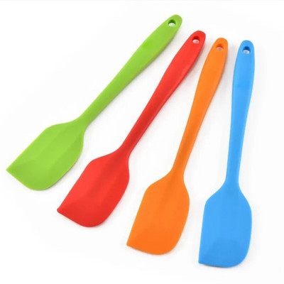 Set de spatule de silicon multicolore antiaderente pentru unt de calitate alimentară Spatulă de silicon pentru prăjituri