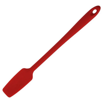 4 бр. Силиконова силиконова стъргалка Гумена шпатула с дълга дръжка Устойчива шпатула за буркан за печене Кухня