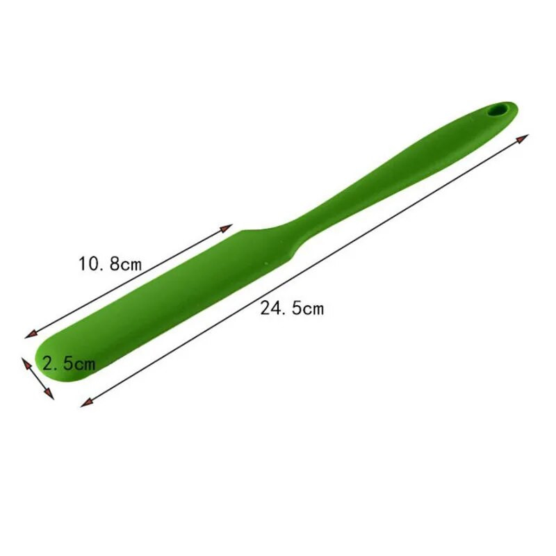 Silikonska lopatica s dugom ručkom, otporna na toplinu, fleksibilna, neljepljiva, tanka lopatica, mikser za kolače, strugač, staklenke, blender, alati za pečenje