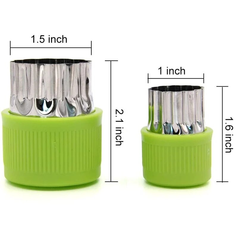 Komplektis 12 küpsiselõikurit Võileivad puuviljalõikuri kujundite komplekt roostevabast terasest juurviljafondist koogivormi köögitarvikud