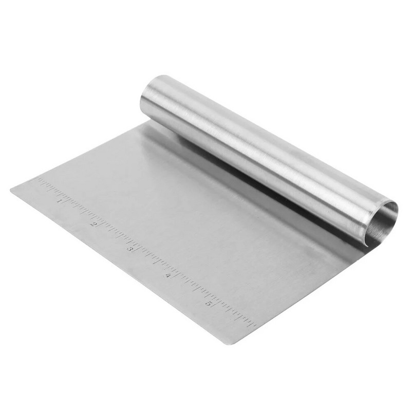 HILIFE tésztavágó pizza sütemény palacsinta tésztához Liszt spatula Lisztkaparó rozsdamentes acél konyhai kiegészítők