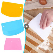 Fondant tešlos pjaustytuvas plastikinis tortų kremas mentele tešlos sviesto tešlos grandiklis Kepimas kepimui Pjovimo įrankiai Virtuvės prietaisai