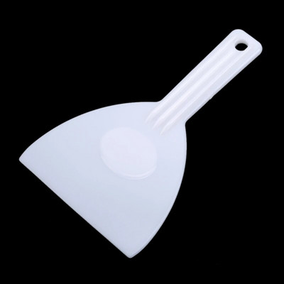 Biela rukoväť Plastová škrabka na maslo Cesto Rezací stroj DIY Pečenie Kuchyňa Čokoláda Orezávanie Lopata