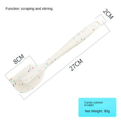 Alati za pečenje Silikonski mali strugač Četka za ulje Lopatica Mini četka za roštilj Integrirano kuhinjsko posuđe otporno na toplinu