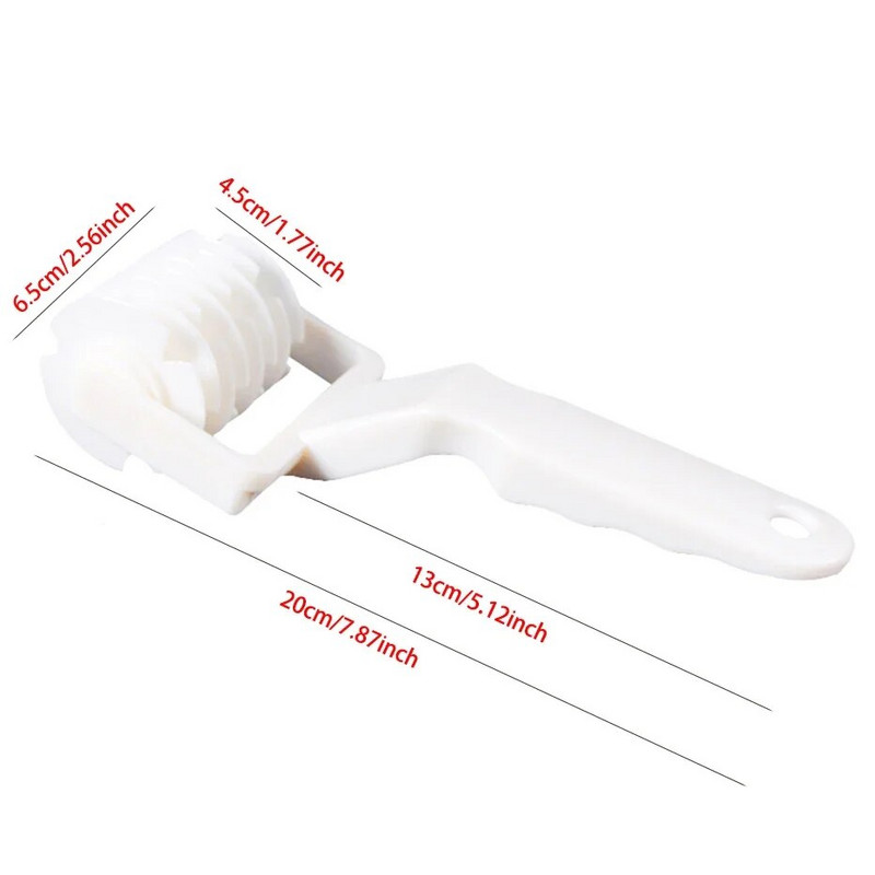 Plastikust taignavõrest rulliga lõikur Tõmbevõrk Nuga Pizza kondiitritoodete lõikur Piruka käsitöö valmistamise tööriist Küpsetustarvikud korduvkasutatavad