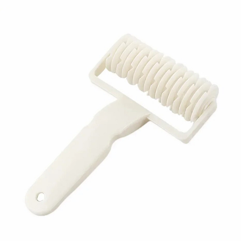 Plastikust taignavõrest rulliga lõikur Tõmbevõrk Nuga Pizza kondiitritoodete lõikur Piruka käsitöö valmistamise tööriist Küpsetustarvikud korduvkasutatavad