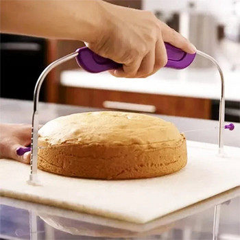 Регулируем уред за изравняване на торти за изравняване и нарязване на пластове Резачка Телен трион Инструменти за печене