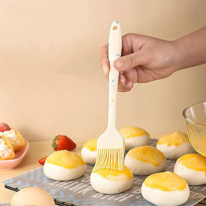 Candy Color Silikoon Spaatliga Kreem Šokolaad Toidu Kaabits Saia Või ja Jahusegisti Leib Grill Küpsetusõli Pintsel Koogisegisti