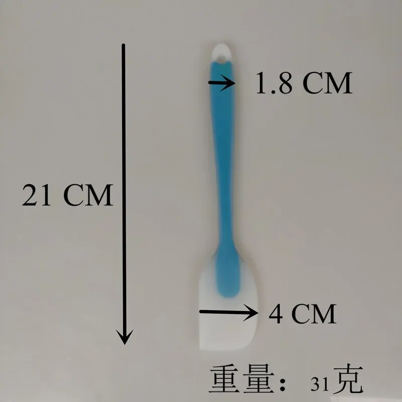 Silikoonkaabits Kreem Kaabits Kook Kaabits Küpsetustööriist Poolläbipaistev käepide Kõrgele temperatuurile vastupidav