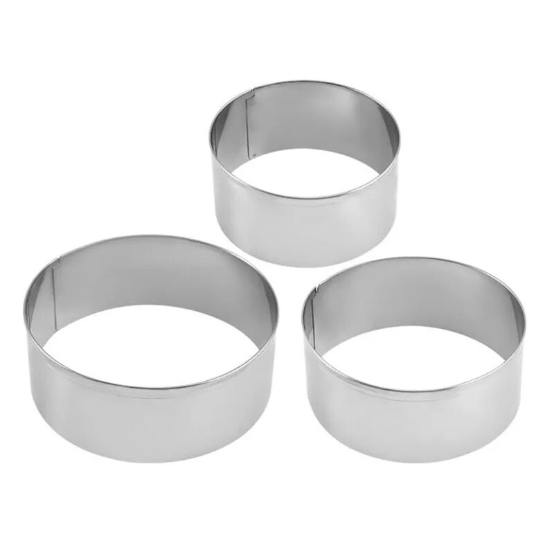 1vnt nerūdijančio plieno apvalūs koldūnai formelių rinkinys pjaustytuvas sausainių tešlos įvynioklis tešlos pjaustymo įrankis virtuvės prietaisai