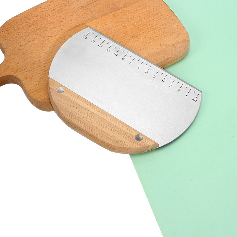 Roostevabast terasest kondiitritoodete lõikur jahu kondiitritoodete kaabits tükeldaja kaalu tainas pitsa lõikur laine nuga friikartulite viilutaja