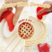 Plastikust rihveldatud kondiitritoodete lõikuri rattaga kondiitritoodete purustaja ja tihendaja nuudlivalmistaja Pasta nuudlilõikur Võre pirukakooriku krimpsutööriistad