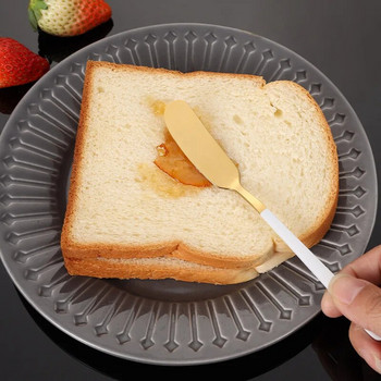 Западна неръждаема стомана Нож за масло Лопатка за сирене Хляб Крем Конфитюр Намазки за торта Желе Инструменти за сладкиши Съдове за печене