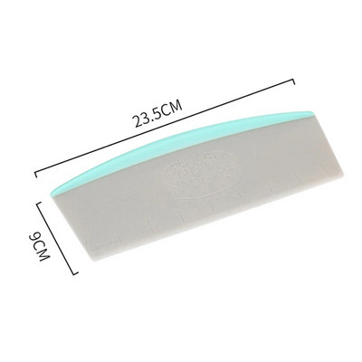 9 colių konditerijos pjaustytuvas plastikinis pyrago mentelės tešlos grandiklis su matavimo skalėmis sviesto peilis duona pica fondant, pasidaryk pats, kepimo įrankiai