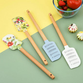 32,5 x 6,3 cm Silikoonist koogilabidas Kodu Puidust käepidemega Kreemkraabits Kondiitritooted Tööriistad Taignavõisegisti Köök küpsetustarvikud