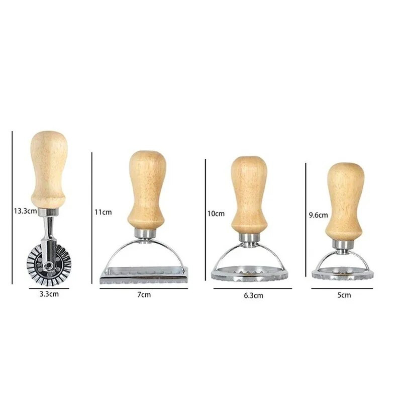 Käsitsi valmistatud pastaküpsisevormid Ravioolide lõikuriga küpsisepressi vorm puidust käepidemega Köögiküpsetustööriist pelmeenide jaoks Lasanje Pierogi