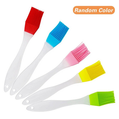 5/1 vnt. Silikoninio aliejaus teptukas, teptukas „pasidaryk pats“ pyragaičių duonos sviestas kepimo šepečiai Virtuvės kepimo kepsnių priedai Grilio įrankiai