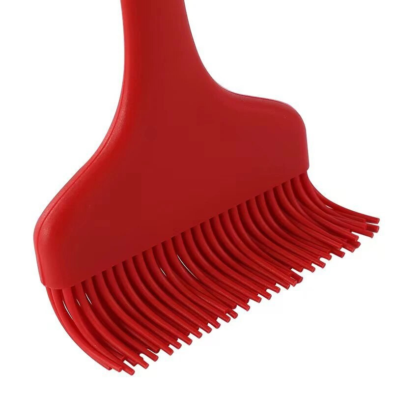 Didelis platus silikoninis aliejaus šepetėlis Nelipnus karščiui atsparus kepsninės duonos tešlos kepimo šepetys Virtuvės pyragaičių BBQ kepimo įrankiai