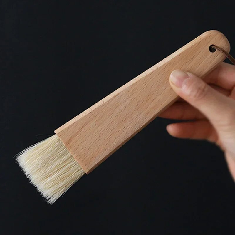 2 tk kondiitripintslid Naturaalsete harjastega puidust käepidemega kondiitripintsel BBQ-grill-küpsetus- ja kondiitritoodete küpsetustööriistade jaoks