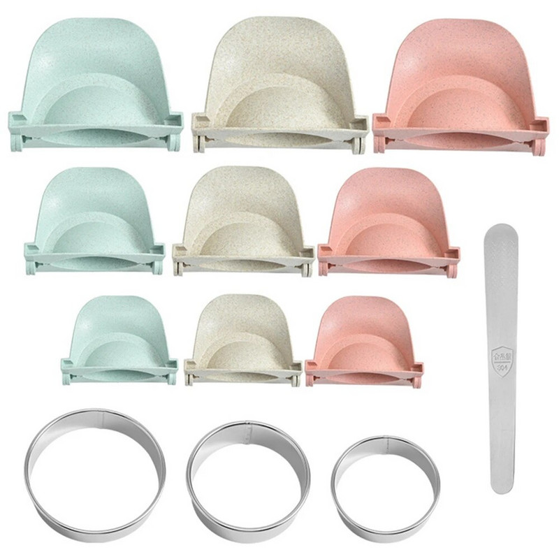 Ravioolide valmistaja roostevabast terasest pelmeenivormi pelmeeni ümbris Vormitaignapressi lõikur Empanada press pirukaraviooli press