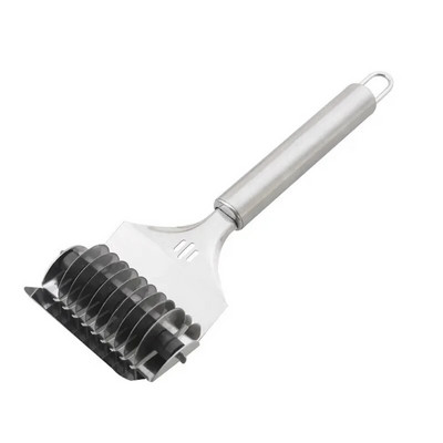 Bucătărie din oțel inoxidabil Spaghett Fidea Maker Rolă cu zăbrele Instrument de tăiat aluat Ajutor de bucătărie Instrument de tăiat aluat DIY