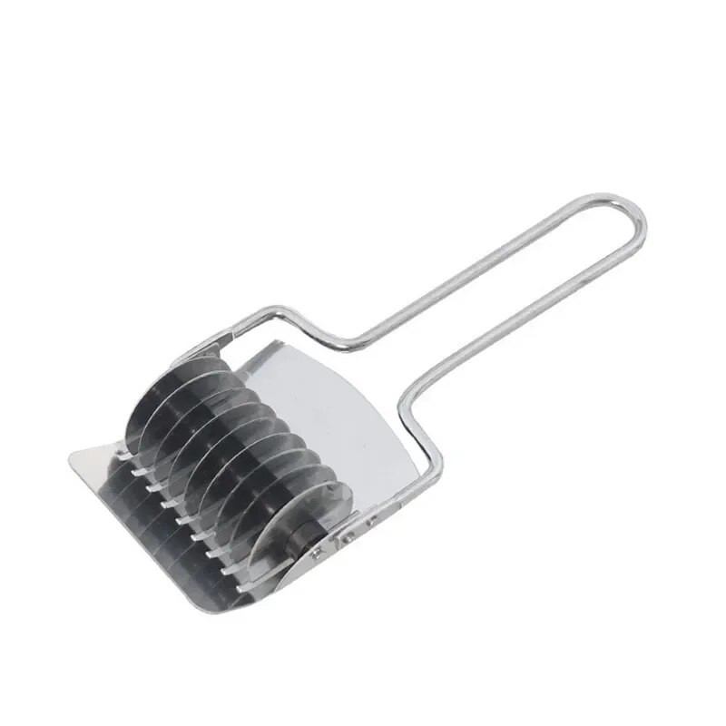 Bucătărie din oțel inoxidabil Spaghett Fidea Maker Rolă cu zăbrele Instrument de tăiat aluat Ajutor de bucătărie Instrument de tăiat aluat DIY