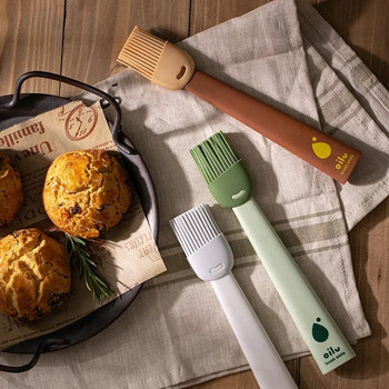 Αντικολλητικό πινέλο λαδιού ψησίματος σιλικόνης τροφίμων Εργαλεία ζαχαροπλαστικής πίτσας κουζίνας DIY Grill ψωμιού Baki Spread Sauce Cooking Gadget
