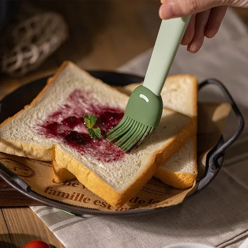 Toidukvaliteediga silikoonist küpsetusõli pintsel Mittenakkuv köögiriistad pitsa pirukad kondiitritooted isetehtud leivagrill baki määrimine kaste toiduvalmistamise vidin