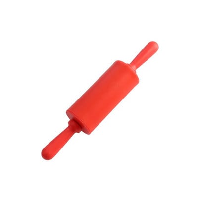 Nelipnios plastikinės rankenos smeigtukas Tešlos tešlos miltų volelis Silikoninis kočėlas Virtuvės kepimo virimo įrankiai Kalėdų kočėlas