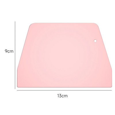 1 vnt. Grietinėlės grandiklis Nelipnus torto mentelė trapecijos formos plastikinis tešlos peilis „pasidaryk pats“ konditerijos sausainių tešla Virtuvės kepimo priedai