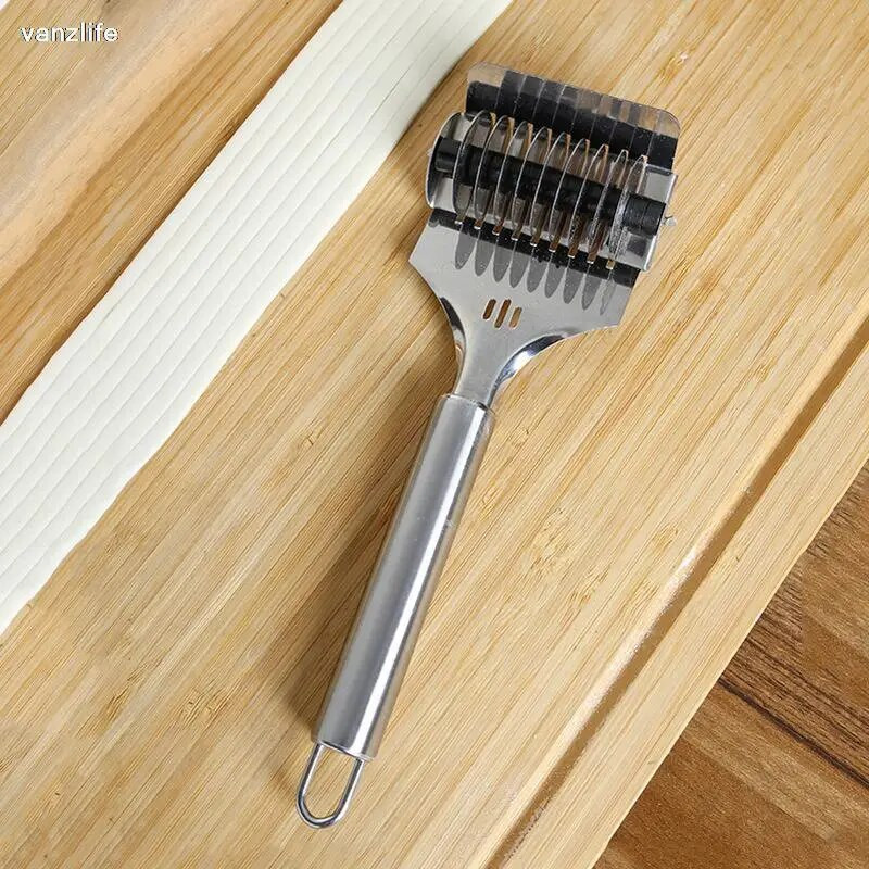 vanzlife käsitsi nuudlid lõikamine nuga taigna masin pasta press roostevabast terasest rulli lõikamise masin nuudli rullimine tööriist