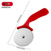 Sharp Pizza Single Wheel Knife Easy Wash Kitchen Bar Supplies Μαχαίρι για κέικ Ανθεκτικό Μαχαίρια κουζίνας από ανοξείδωτο ατσάλι από κομμένο πίτσα