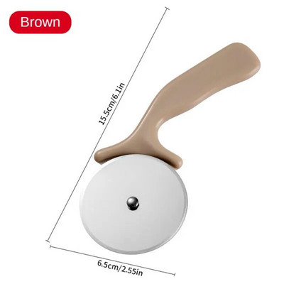 Sharp Pizza Single Wheel Knife Easy Wash Kitchen Bar Supplies Μαχαίρι για κέικ Ανθεκτικό Μαχαίρια κουζίνας από ανοξείδωτο ατσάλι από κομμένο πίτσα